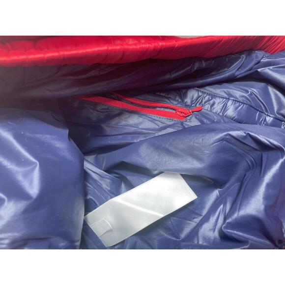 Tommy Hilfiger Coat Women's Large Unisex Striped Puffer Ski - Picture 8 of 9